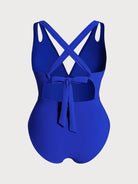 Women's knit nylon plus-size one-piece Sustainable Plus Size One-Pieces - BERLOOK