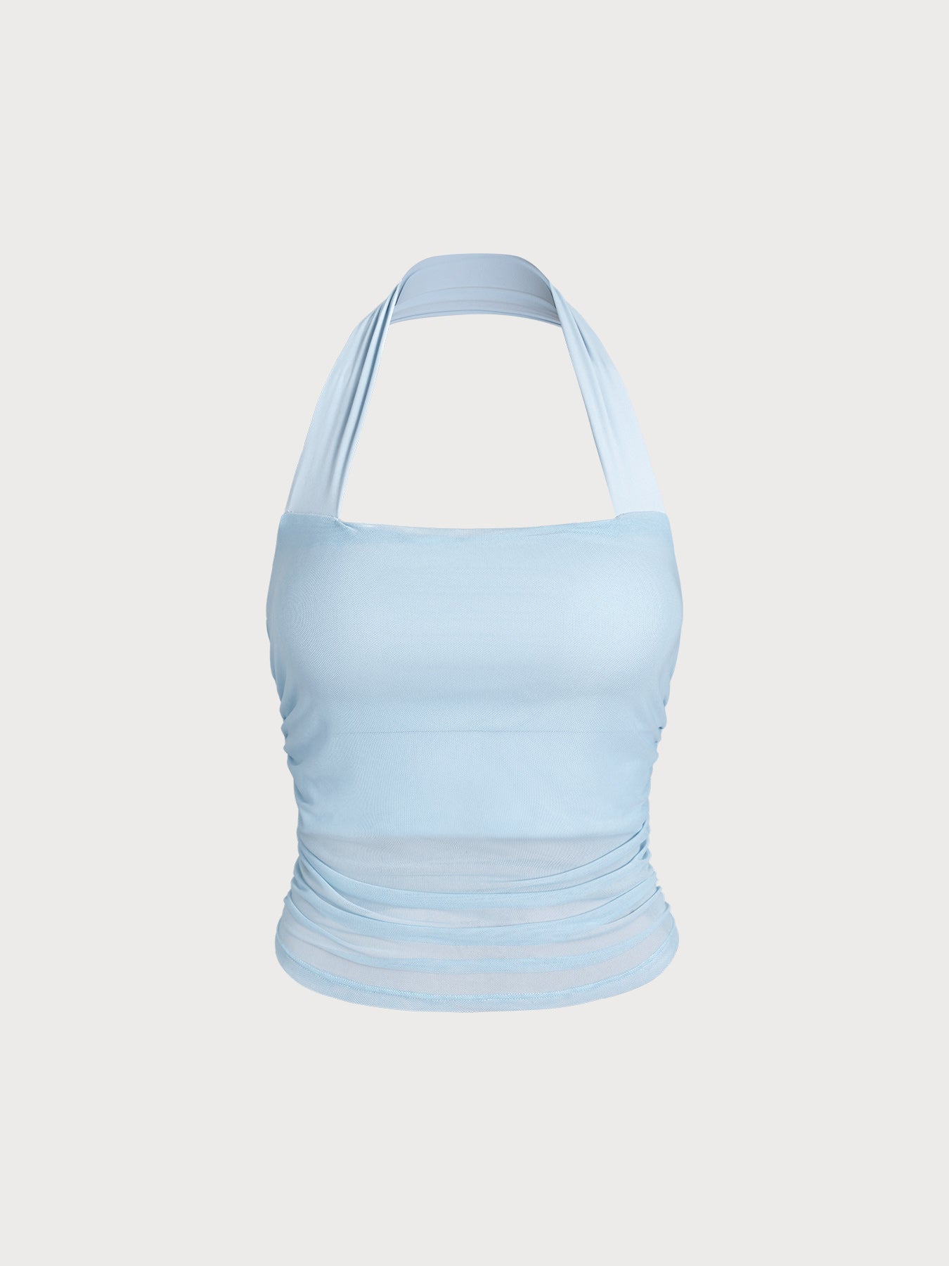 Women's Knit Nylon Sports Bra Sustainable Yoga Tops - BERLOOK
