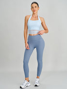 Women's Knit Nylon Sports Bra Sustainable Yoga Tops - BERLOOK