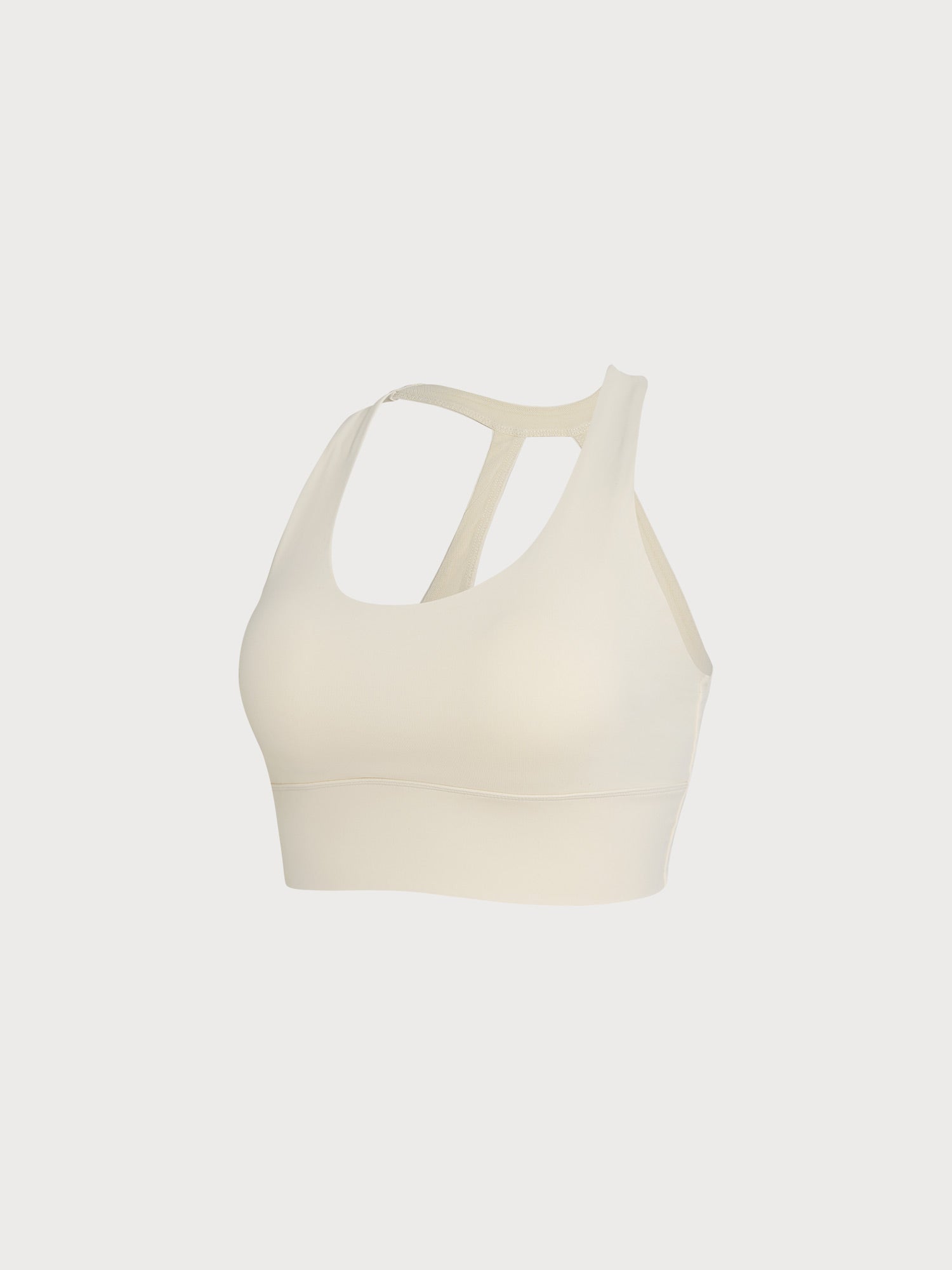 Women's Knit Nylon Sports Bra Sustainable Yoga Tops - BERLOOK