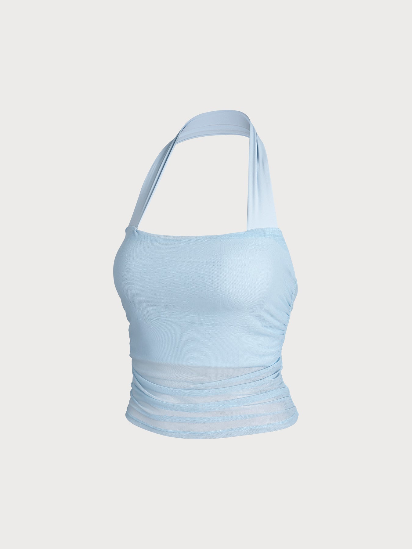 Women's Knit Nylon Sports Bra Sustainable Yoga Tops - BERLOOK