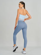 Women's Knit Nylon Sports Bra Sustainable Yoga Tops - BERLOOK