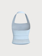 Women's Knit Nylon Sports Bra Sustainable Yoga Tops - BERLOOK