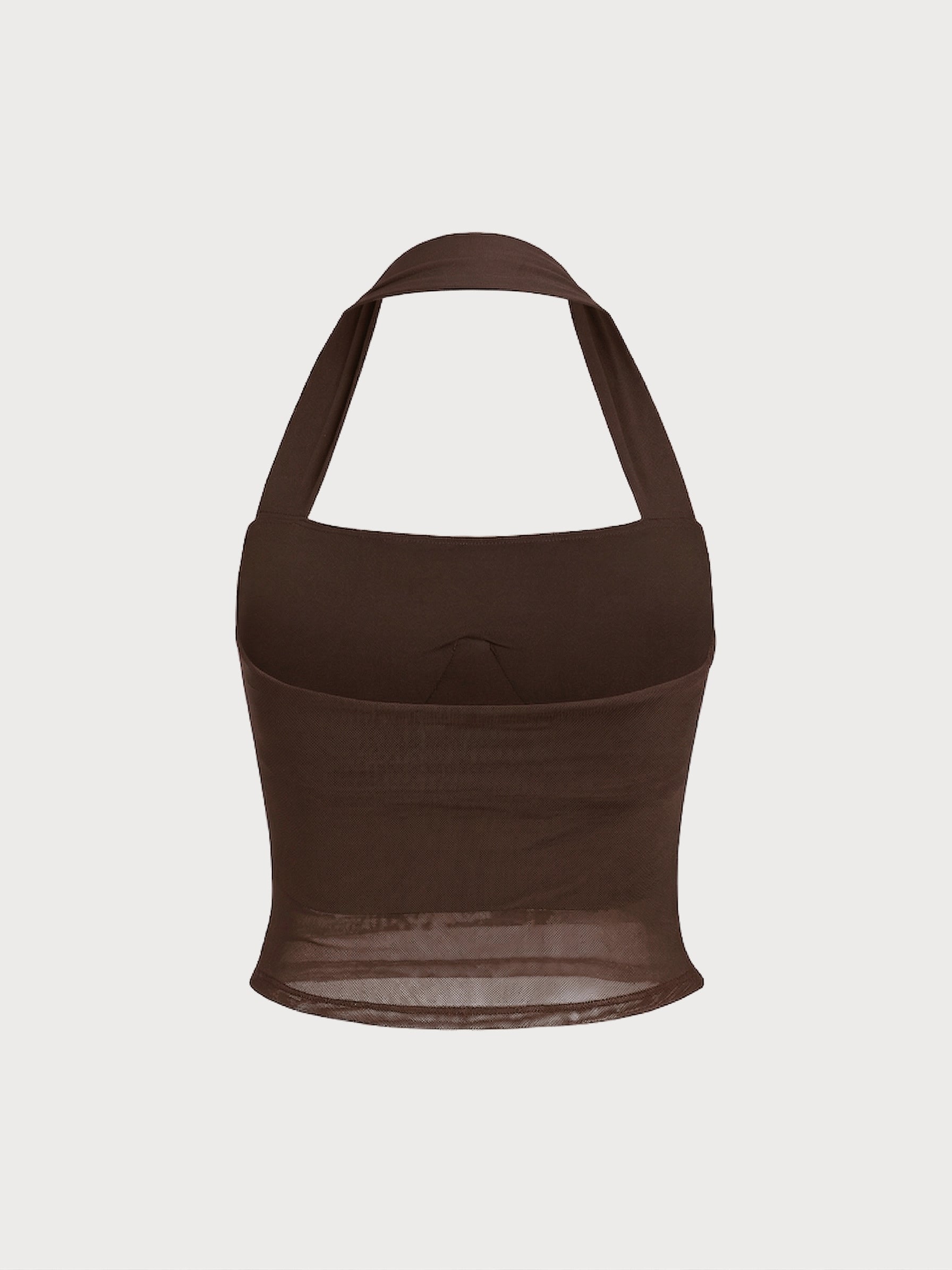 Women's Knit Nylon Sports Bra Sustainable Yoga Tops - BERLOOK