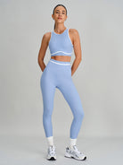 Women's Knit Nylon Sports Vest Sustainable Yoga Tops - BERLOOK