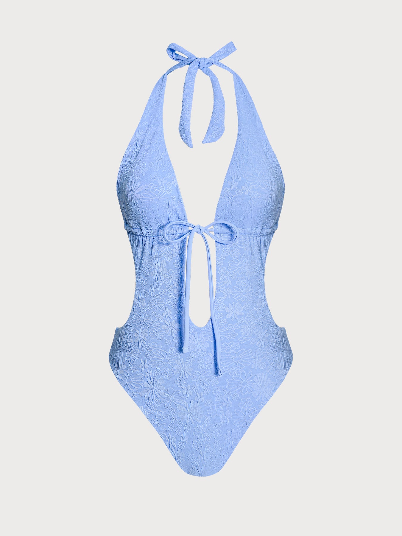 Women's Knit Polyester One-Piece Swimsuit Sustainable One-Pieces - BERLOOK