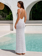 Women's Knitted Beach Dress Sustainable Cover-ups - BERLOOK