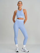 Women's Knitted Nylon Athletic Leggings Sustainable Yoga Bottoms - BERLOOK
