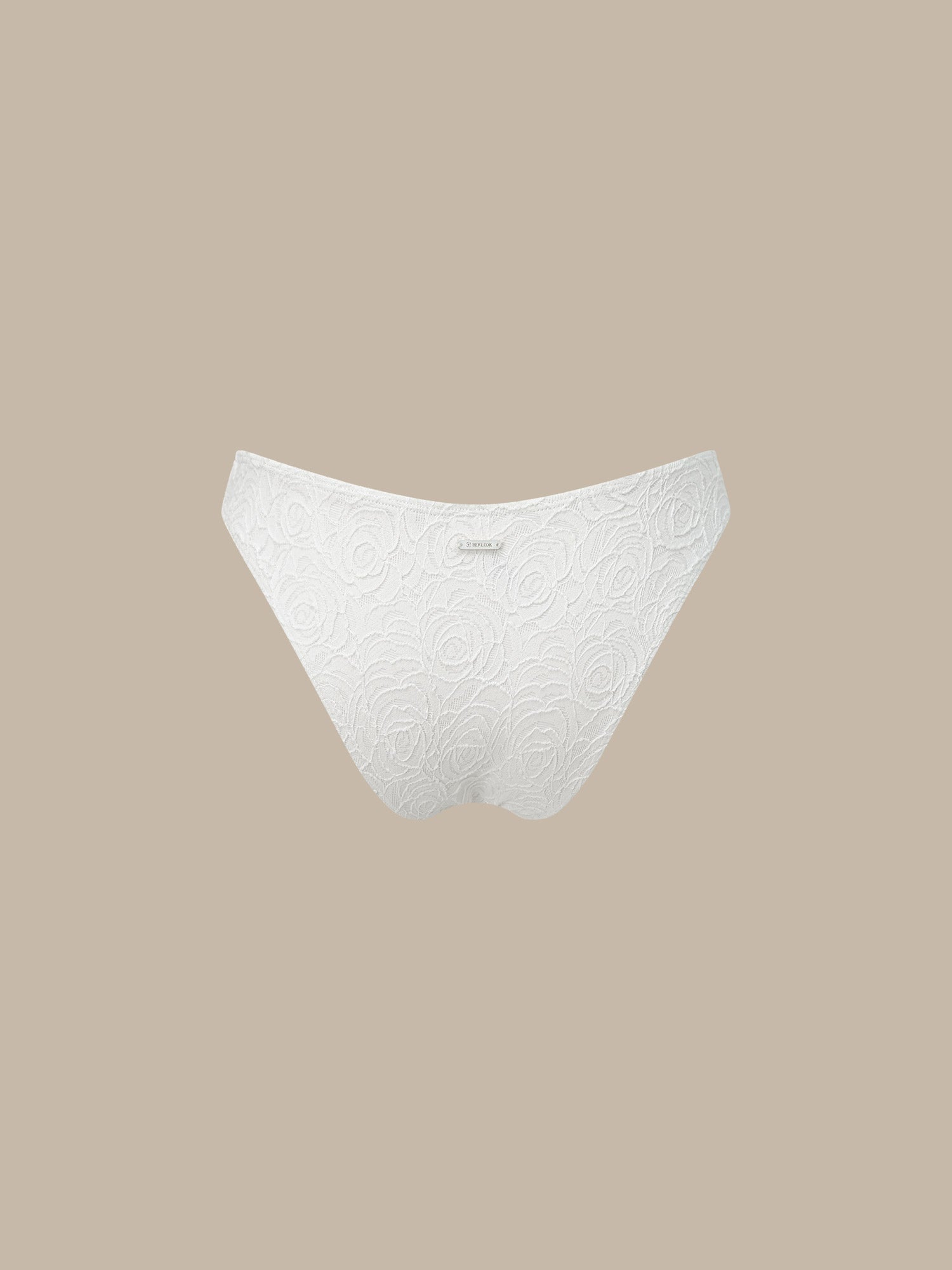 Women's Knitted Nylon Bikini Bottom Sustainable - BERLOOK - 01