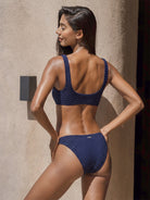 Women's Knitted Nylon Bikini Bottoms Sustainable - BERLOOK