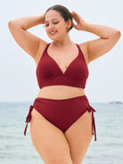 Women's Knitted Nylon Bikini Bottoms Sustainable Plus Size Bikinis - BERLOOK