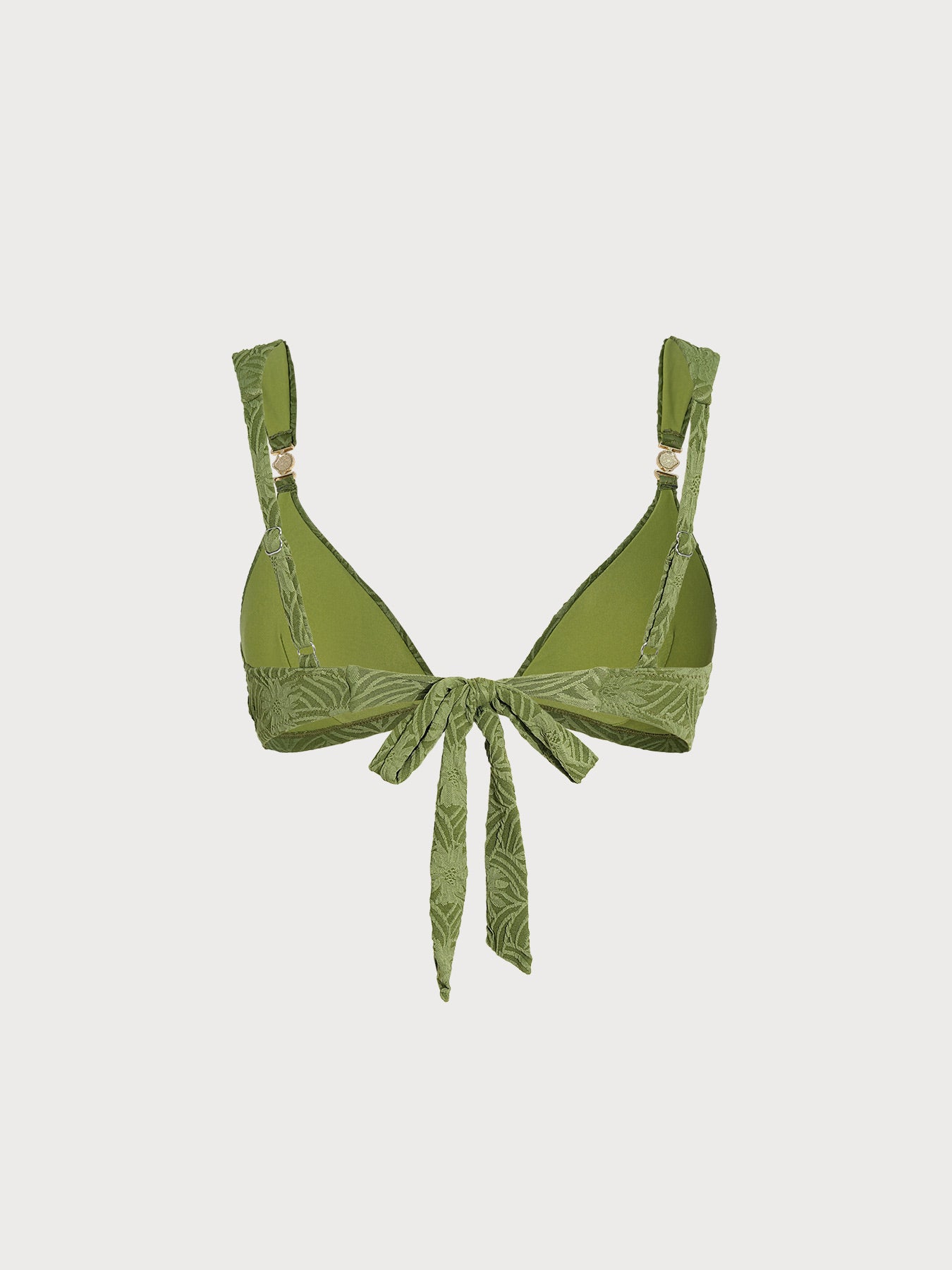 Women's Knitted Nylon Bikini Top Sustainable Bikinis - BERLOOK
