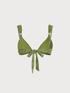 Women's Knitted Nylon Bikini Top Sustainable Bikinis - BERLOOK