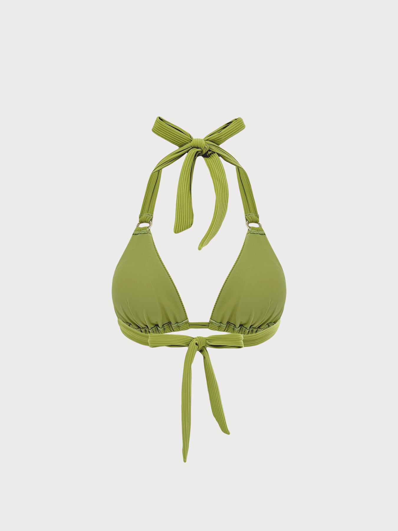 Women's Knitted Nylon Bikini Top Sustainable Bikinis - BERLOOK