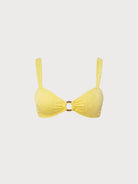 Women's Knitted Nylon Bikini Top Sustainable - BERLOOK - 06