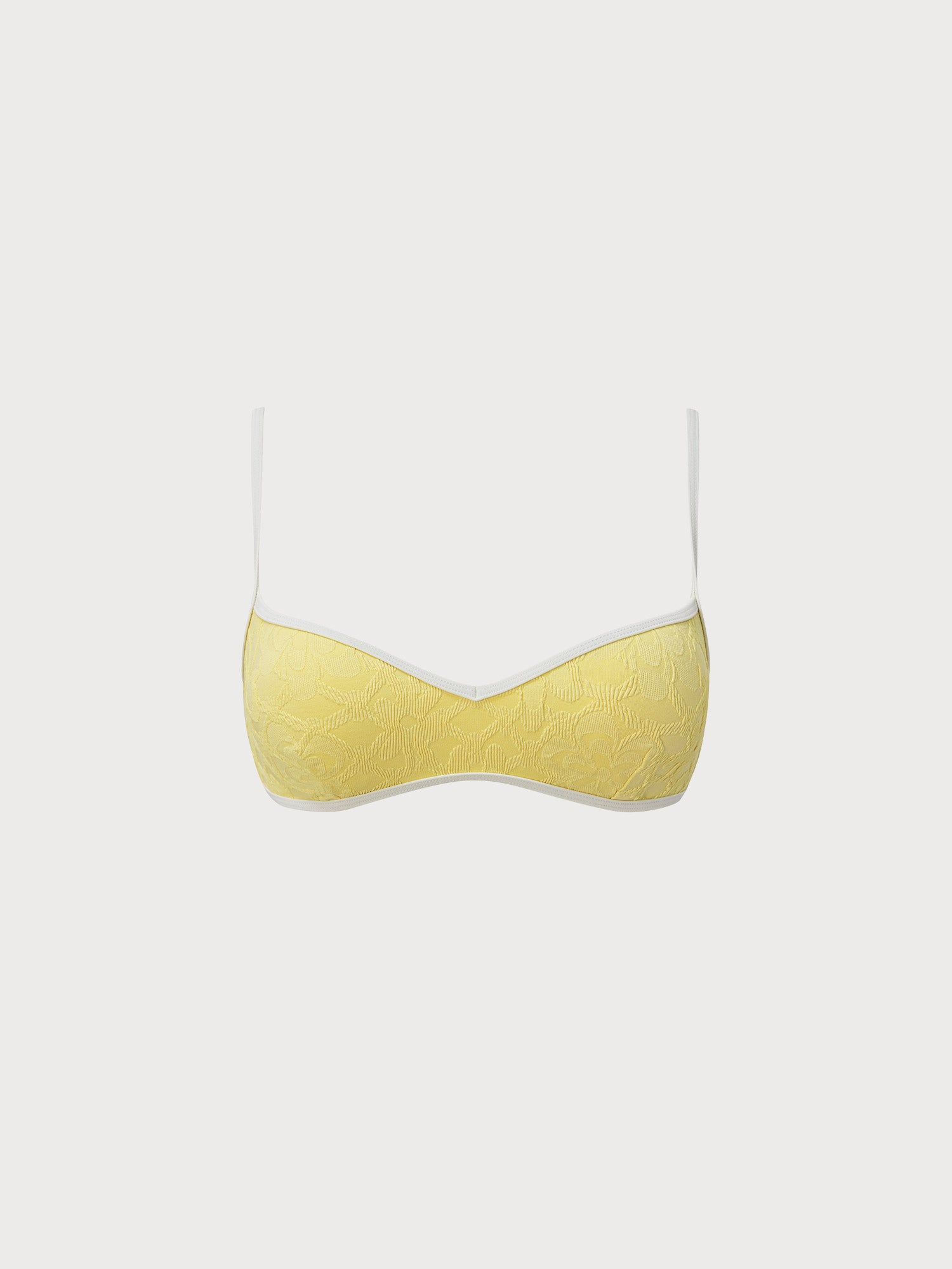 Women's Knitted Nylon Bikini Top Sustainable - BERLOOK - 05
