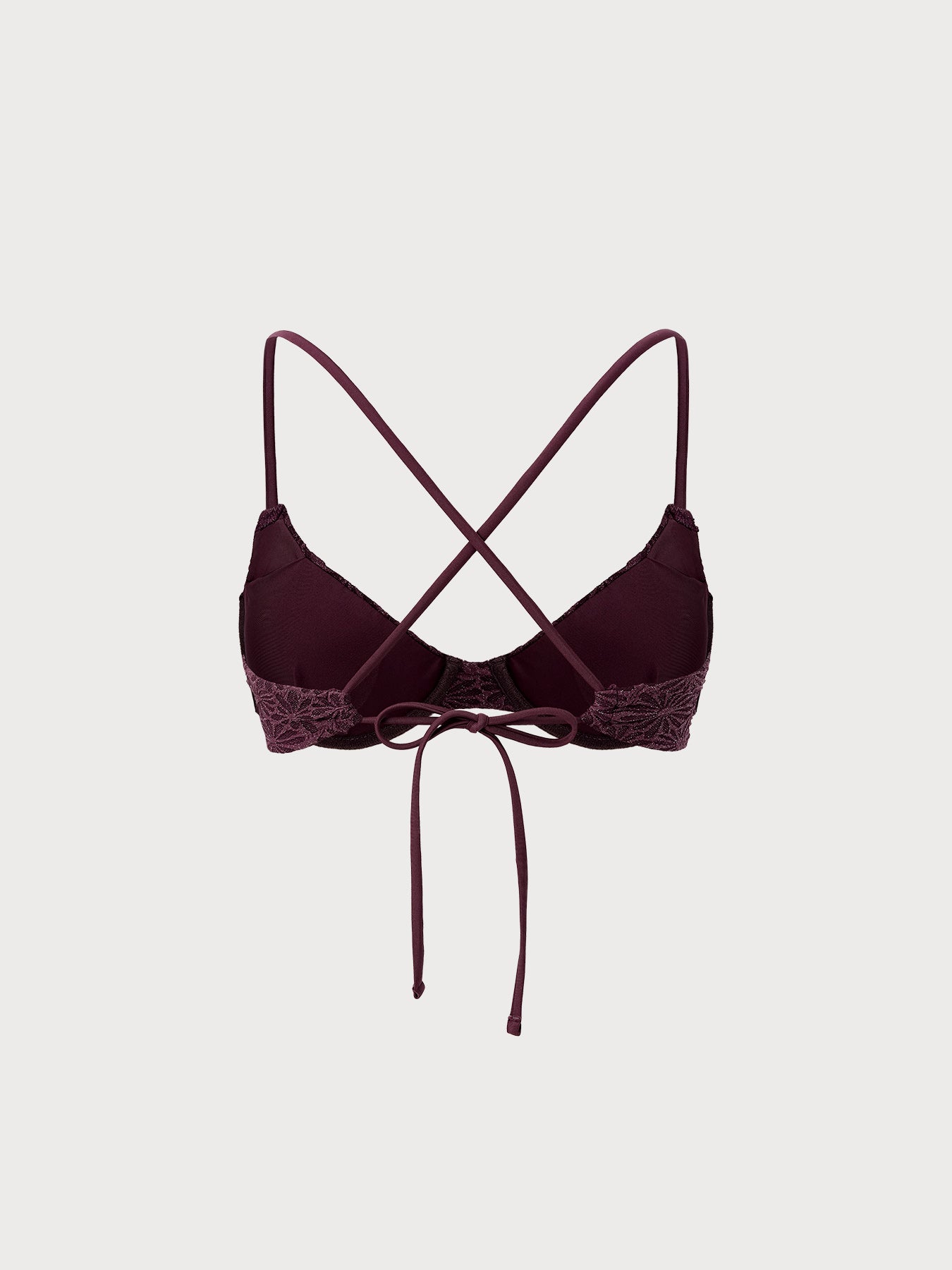 Women's Knitted Nylon Bikini Top Sustainable Bikinis - BERLOOK