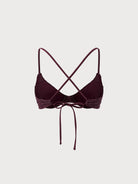 Women's Knitted Nylon Bikini Top Sustainable Bikinis - BERLOOK