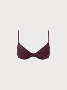Women's Knitted Nylon Bikini Top Sustainable Bikinis - BERLOOK