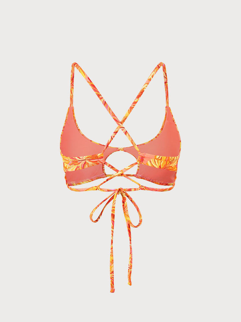 Women's Knitted Nylon Bikini Top Sustainable Bikinis - BERLOOK