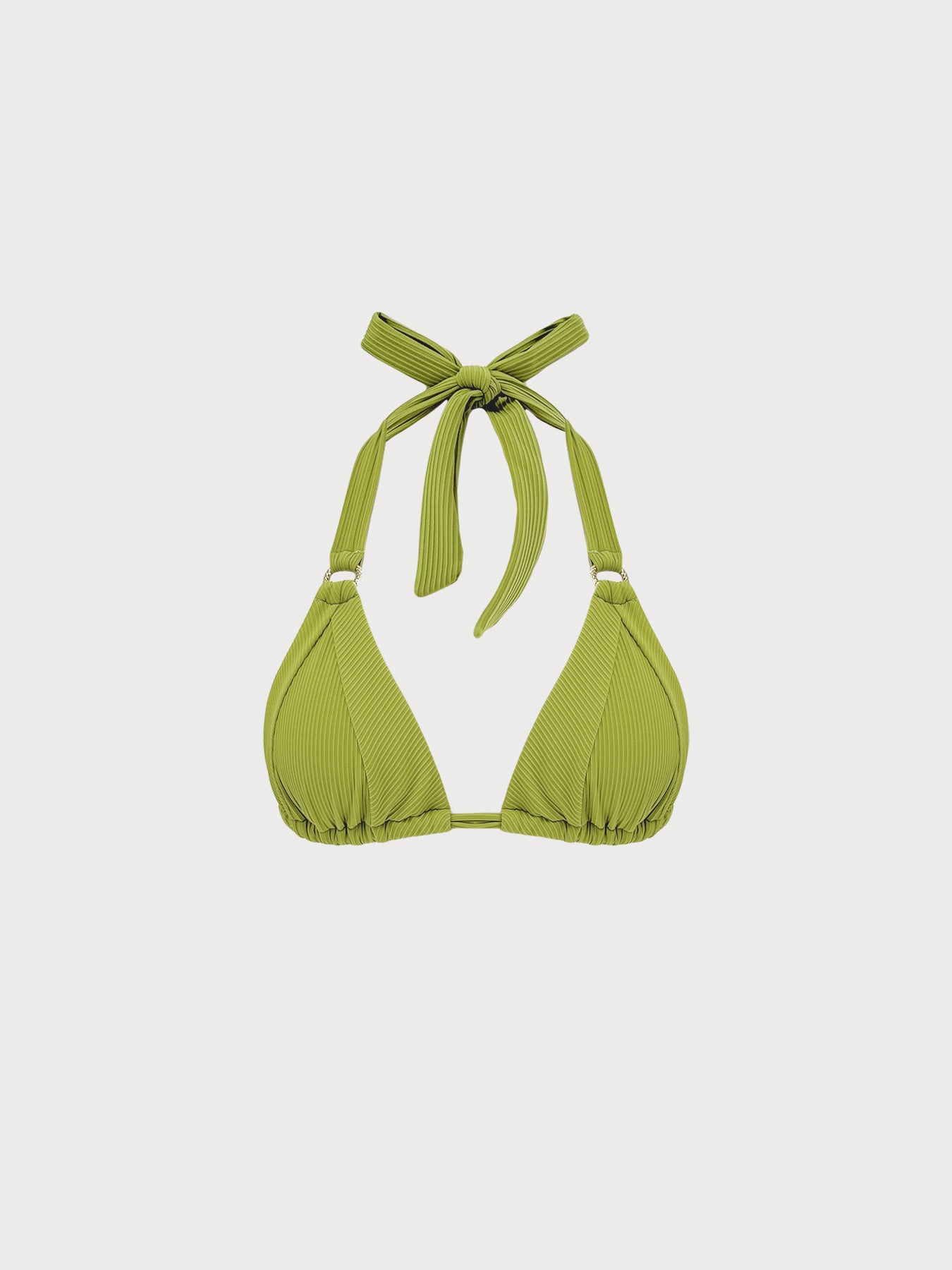 Women's Knitted Nylon Bikini Top Sustainable Bikinis - BERLOOK