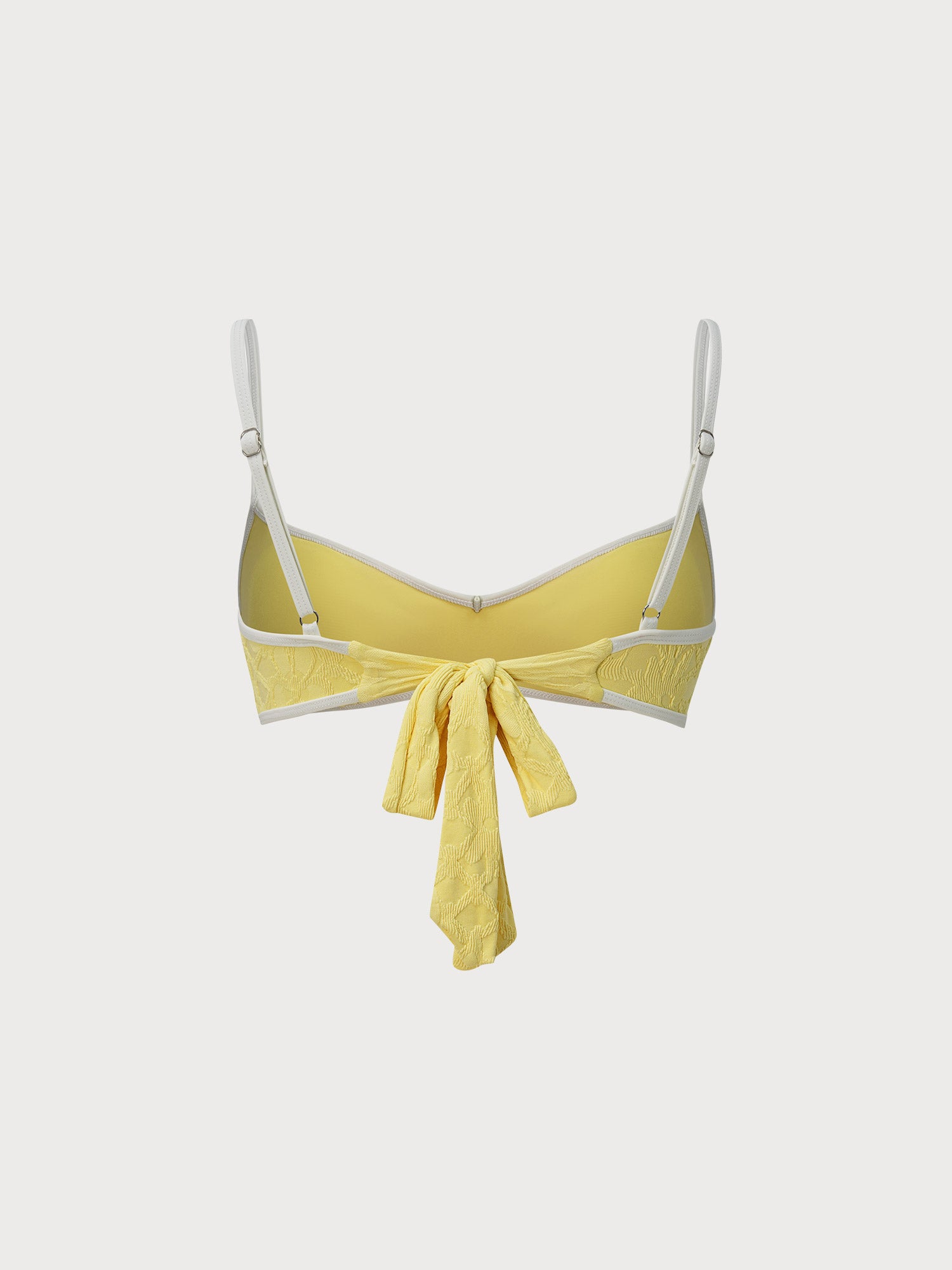Women's Knitted Nylon Bikini Top Sustainable - BERLOOK - 06