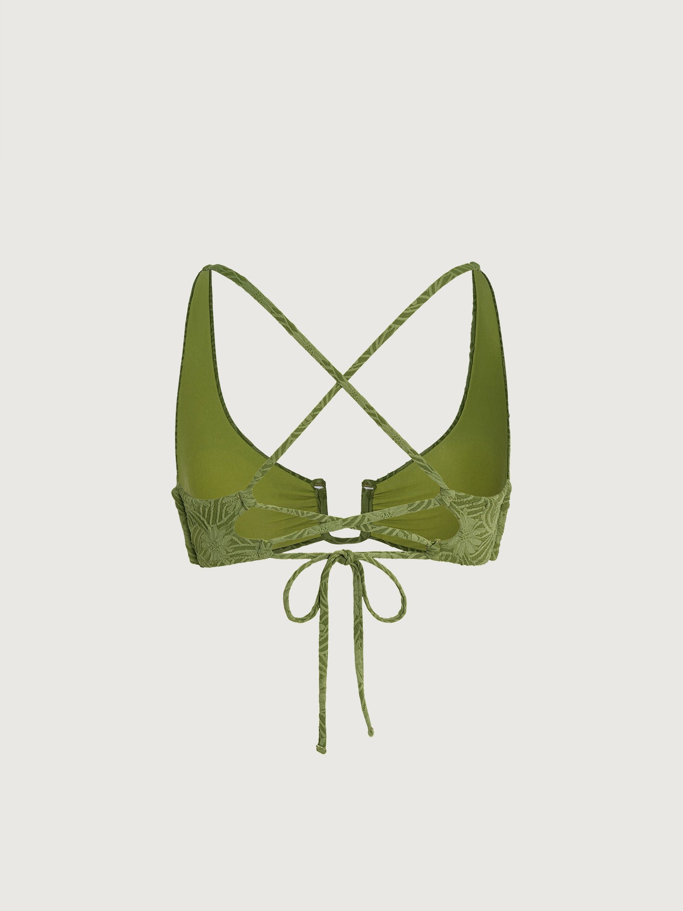 Women's Knitted Nylon Bikini Top Sustainable Bikinis - BERLOOK