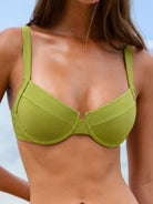Women's Knitted Nylon Bikini Top Sustainable Bikinis - BERLOOK