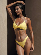 Women's Knitted Nylon Bikini Tops Sustainable Bikinis - BERLOOK