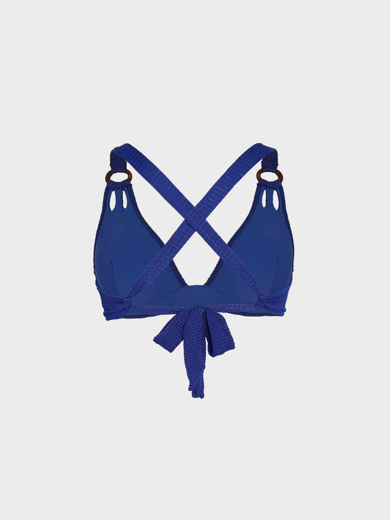 Women's Knitted Nylon Blend Bikini Top Sustainable Plus Size Bikinis - BERLOOK