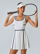 Women's Knitted Nylon Dresses Sustainable Yoga Dresses&Yoga Jumpsuit - BERLOOK