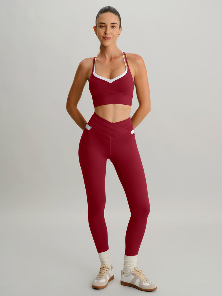 Women's Knitted Nylon Leggings Sustainable Yoga Bottoms - BERLOOK