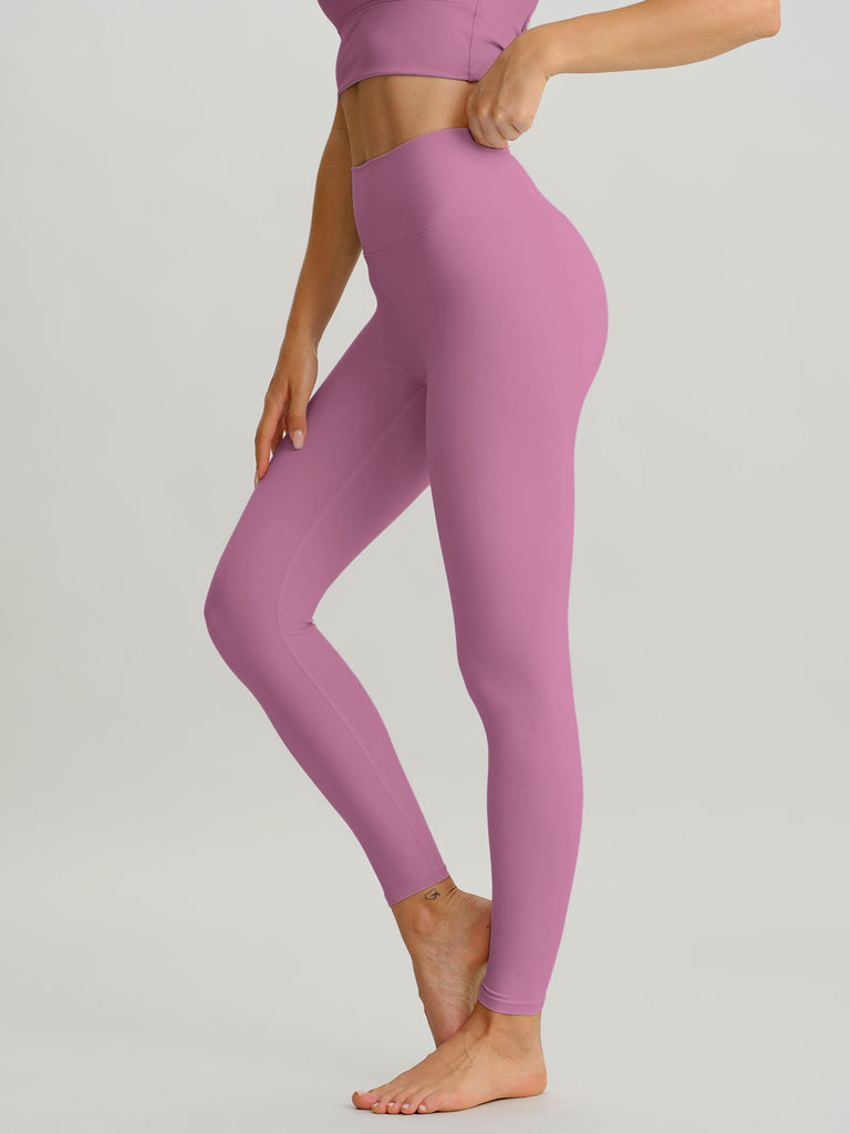 Women's Knitted Nylon Leggings Sustainable Yoga Bottoms - BERLOOK