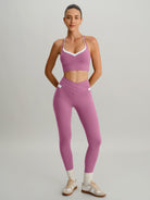 Women's Knitted Nylon Leggings Sustainable Yoga Bottoms - BERLOOK