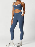 Women's Knitted Nylon Leggings Sustainable Yoga Bottoms - BERLOOK