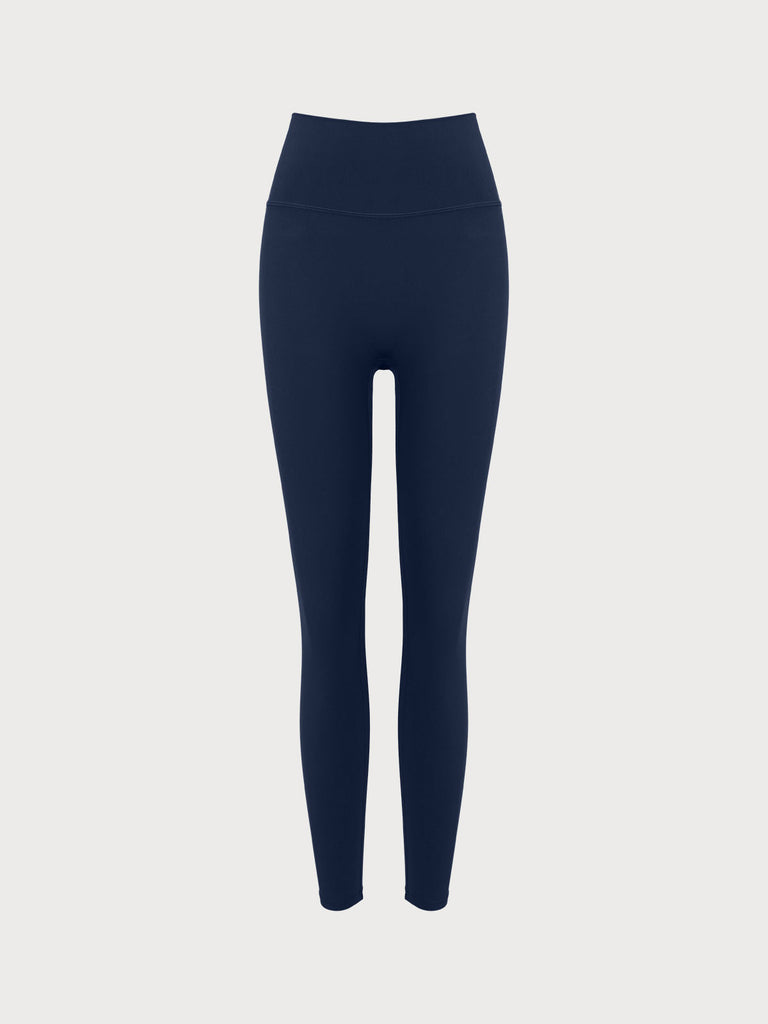 Women's Knitted Nylon Leggings Sustainable Yoga Bottoms - BERLOOK