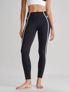 Women's Knitted Nylon Leggings Sustainable Yoga Bottoms - BERLOOK