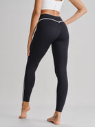 Women's Knitted Nylon Leggings Sustainable Yoga Bottoms - BERLOOK