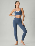 Women's Knitted Nylon Leggings Sustainable Yoga Bottoms - BERLOOK