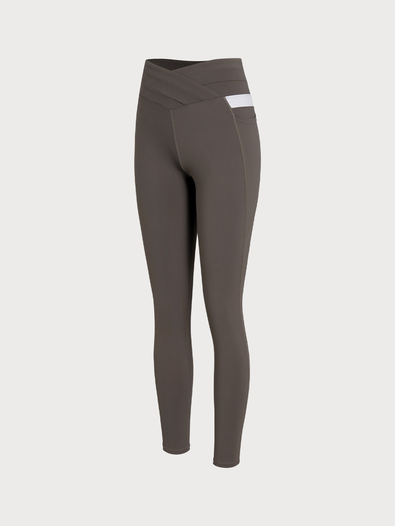 Women's Knitted Nylon Leggings Sustainable Yoga Bottoms - BERLOOK