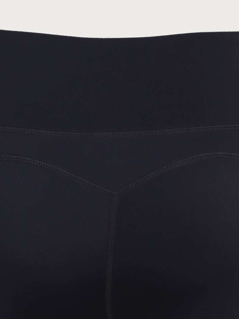 Women's Knitted Nylon Leggings Sustainable Yoga Bottoms - BERLOOK
