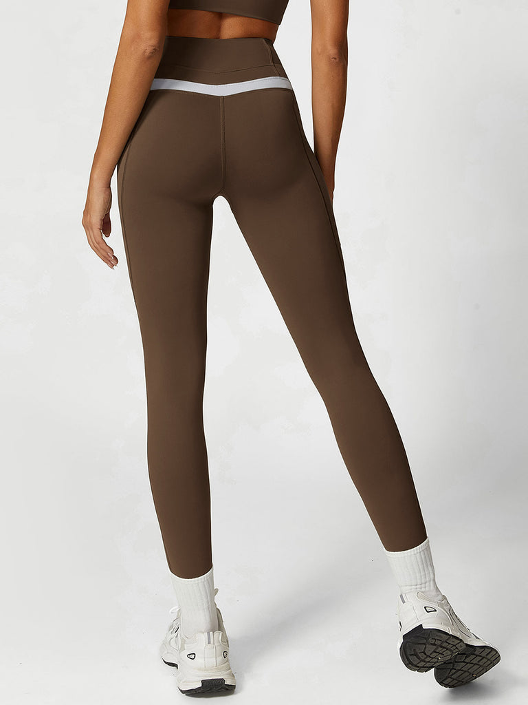 Women's Knitted Nylon Leggings Sustainable Yoga Bottoms - BERLOOK