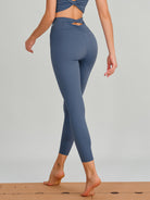 Women's Knitted Nylon Leggings Sustainable Yoga Bottoms - BERLOOK