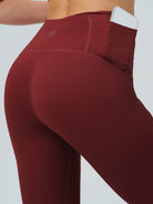 Women's Knitted Nylon Leggings Sustainable Yoga Bottoms - BERLOOK