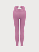 Women's Knitted Nylon Leggings Sustainable Yoga Bottoms - BERLOOK