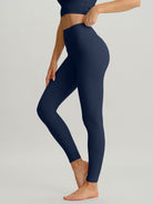 Women's Knitted Nylon Leggings Sustainable Yoga Bottoms - BERLOOK