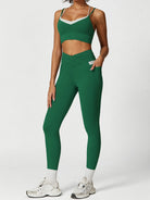 Women's Knitted Nylon Leggings Sustainable Yoga Bottoms - BERLOOK