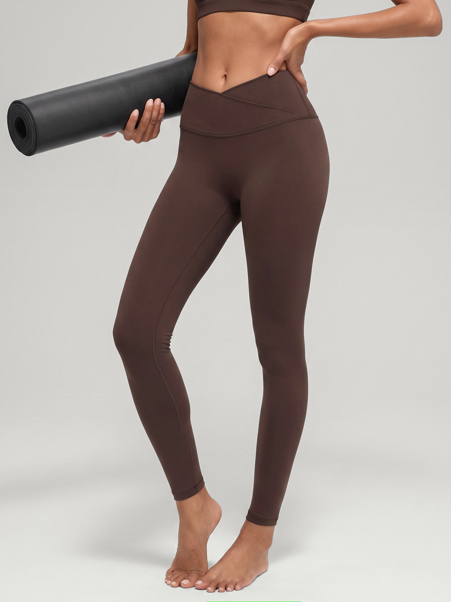 Women's Knitted Nylon Leggings Sustainable - BERLOOK - 01
