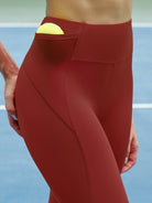 Women's Knitted Nylon Leggings Sustainable Yoga Bottoms - BERLOOK