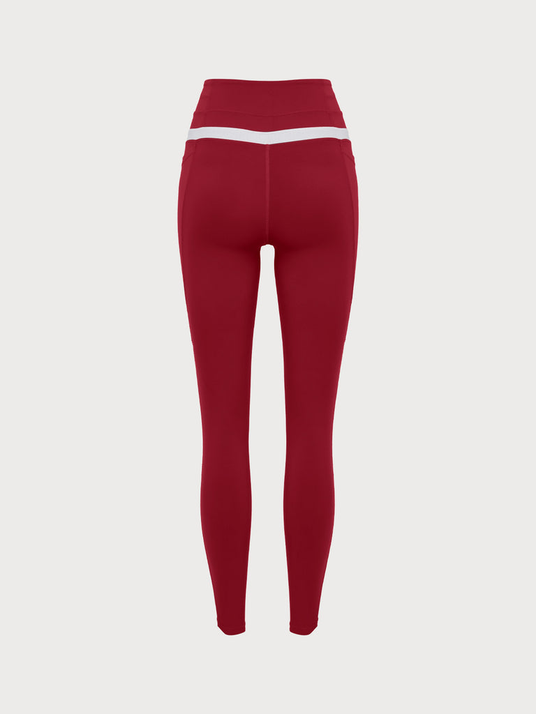 Women's Knitted Nylon Leggings Sustainable Yoga Bottoms - BERLOOK